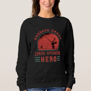 Sudadera Sitio de construcción de Crane Operator Husband Da