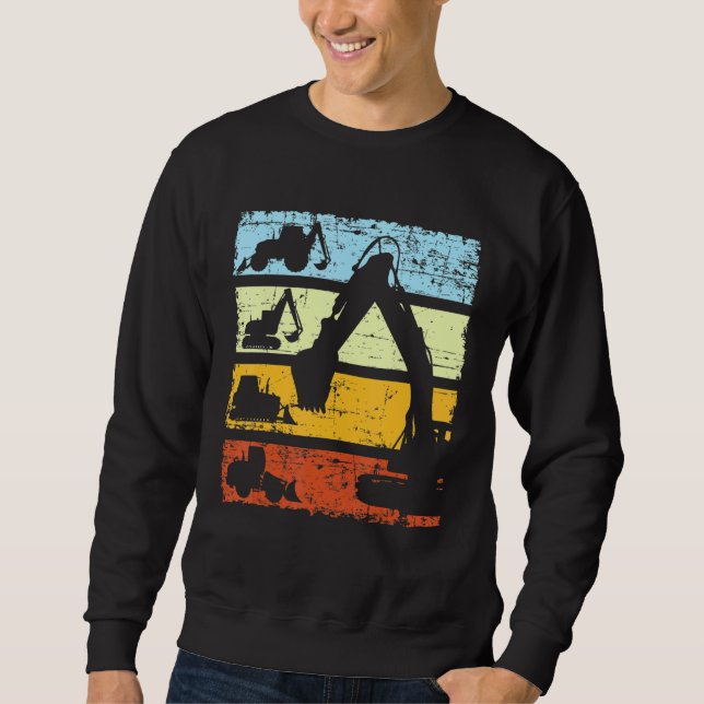 Sudadera Sitio de construcción del controlador de excavació (Anverso)
