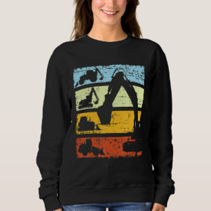 Sudadera Sitio de construcción del controlador de excavació