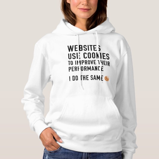 Sudadera Sitios web usan cookies (Anverso)