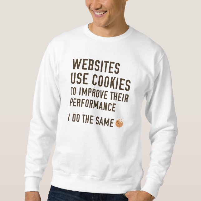 Sudadera Sitios web usan cookies (Anverso)
