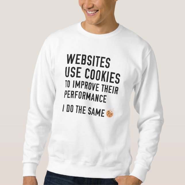 Sudadera Sitios web usan cookies (Anverso)