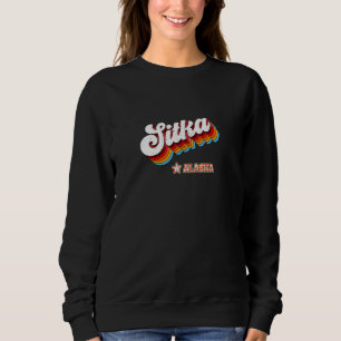 Sudadera Sitka Alaska Ak Retro 80