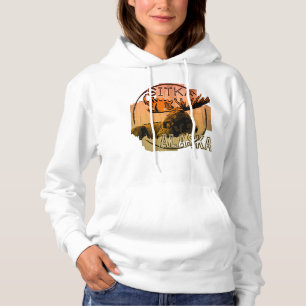 Sudadera Sitka Alaska naranja moose hoodie