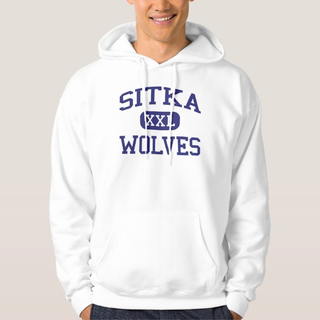 Sudadera Sitka - lobos - High School secundaria de Sitka - (Anverso)
