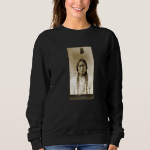 Sudadera Sitting Bull Lakota Chief Indigene Peoples Signatu