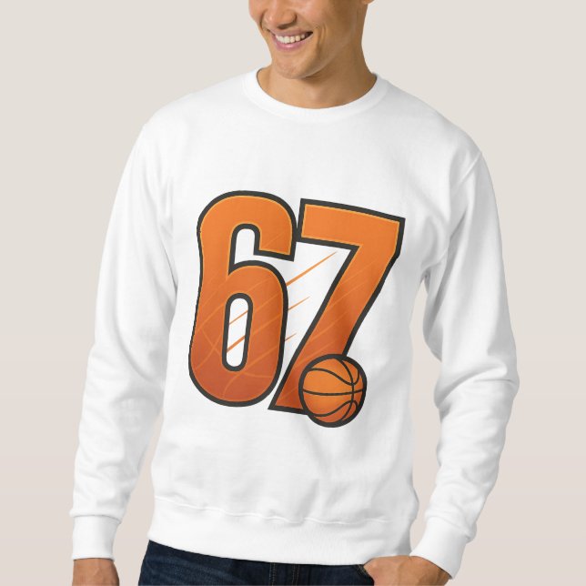 Sudadera  “Six Seven 67 Basketball Tee – Trendy Urban  (Anverso)