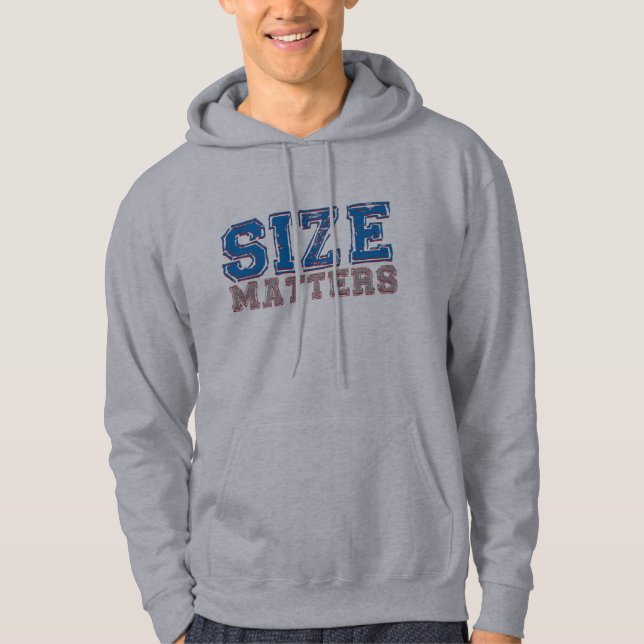 Sudadera Size Matters - Ya sabes que sí (Anverso)