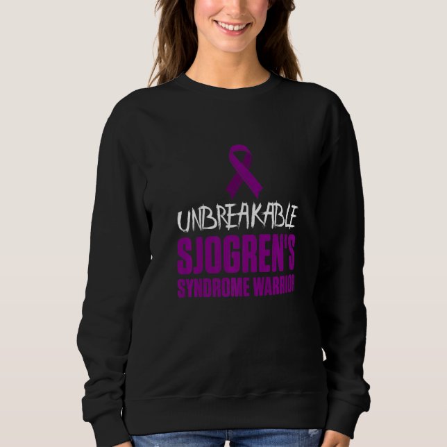 Sudadera Sjogren's Syndrome Survivor Slow Warrior  1 (Anverso)