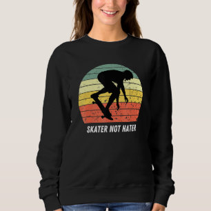 Sudadera Skate Not Hate Pro Skateboarders Longboard Sunset