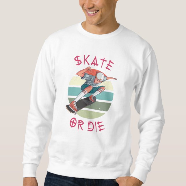 Sudadera Skate o muere Skateboard Boy (Anverso)