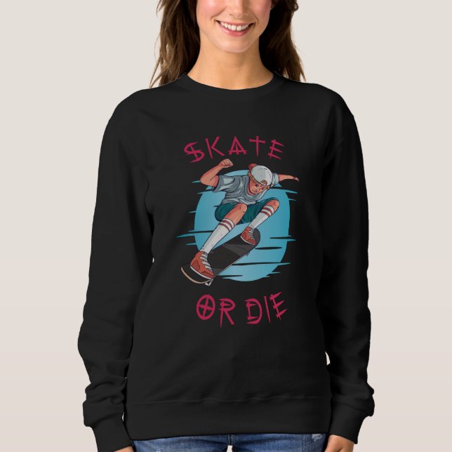 Sudadera Skate o muere Skateboard Boy (Anverso)