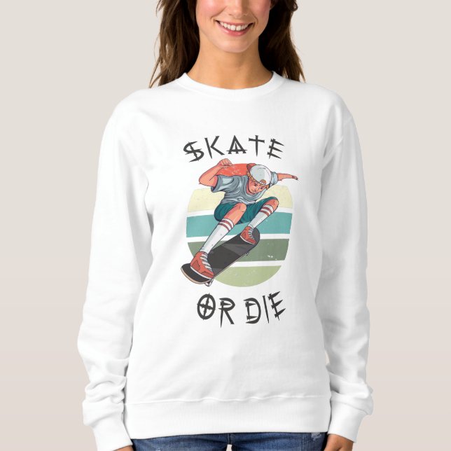 Sudadera Skate o muere Skateboard Boy (Anverso)