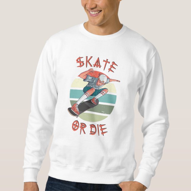 Sudadera Skate o muere Skateboard Boy (Anverso)