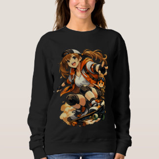 Sudadera Skate Quest Jinete Naranja
