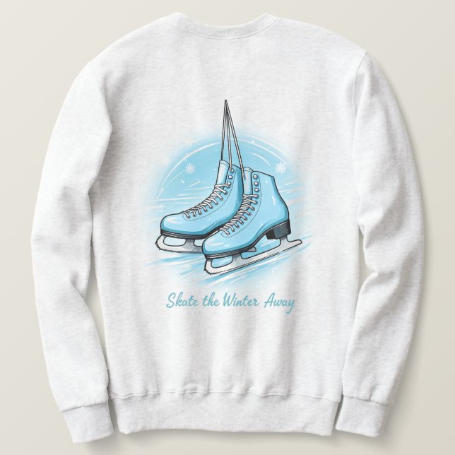 Sudadera Skate The Winter Away (Reverso del diseño)