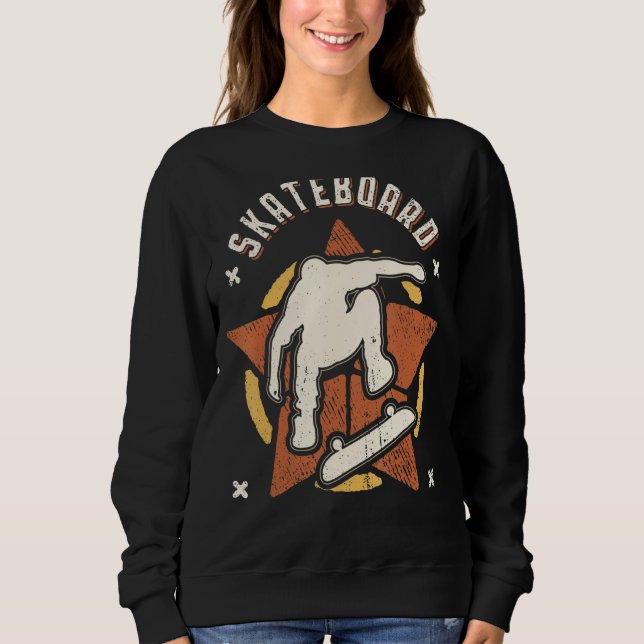 Sudadera Skate Vintage Retro Classic Sport (Anverso)