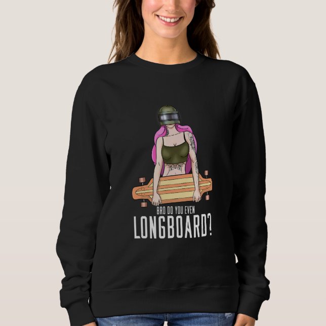 Sudadera Skateb Chica Longboard Virtual Reality Gamer Skate (Anverso)