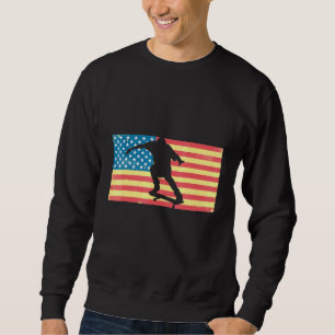 Sudadera Skateboard Boy Skater Bandera Americana Patinaje