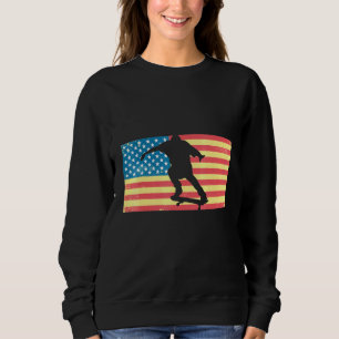Sudadera Skateboard Boy Skater Bandera Americana Patinaje