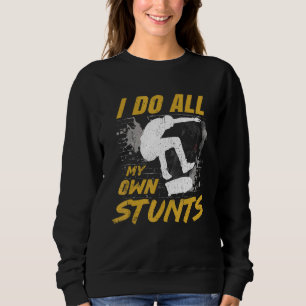Sudadera Skateboard Para Hombres Jóvenes Ollie Sk8ing Halfp