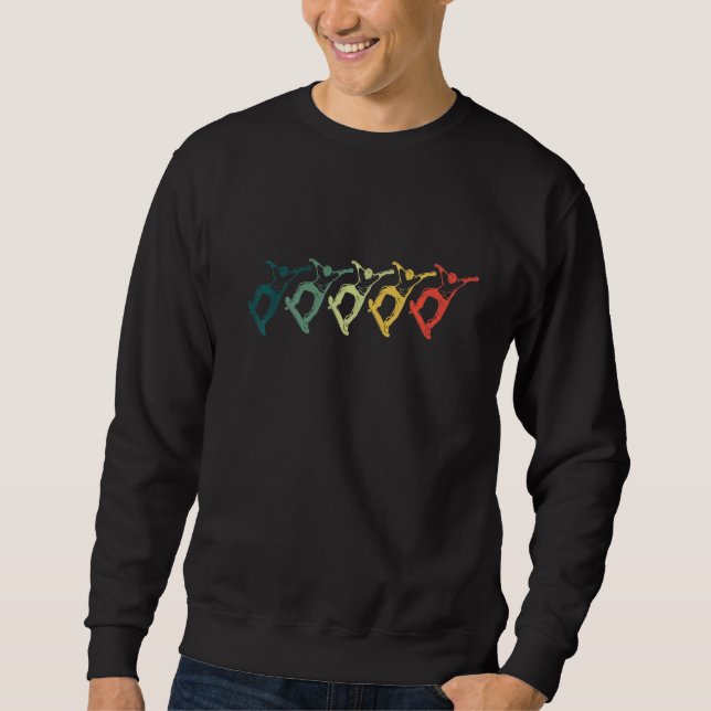 Sudadera Skateboard Retro Skateboarder 1 (Anverso)