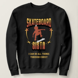 Sudadera SKATEBOARD SISTA Afro Skateboarding Christian