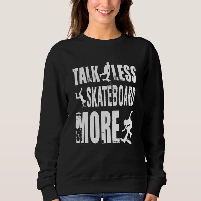 Sudadera Skateboard Skateboarder Kickflip Ollie Half (Anverso)