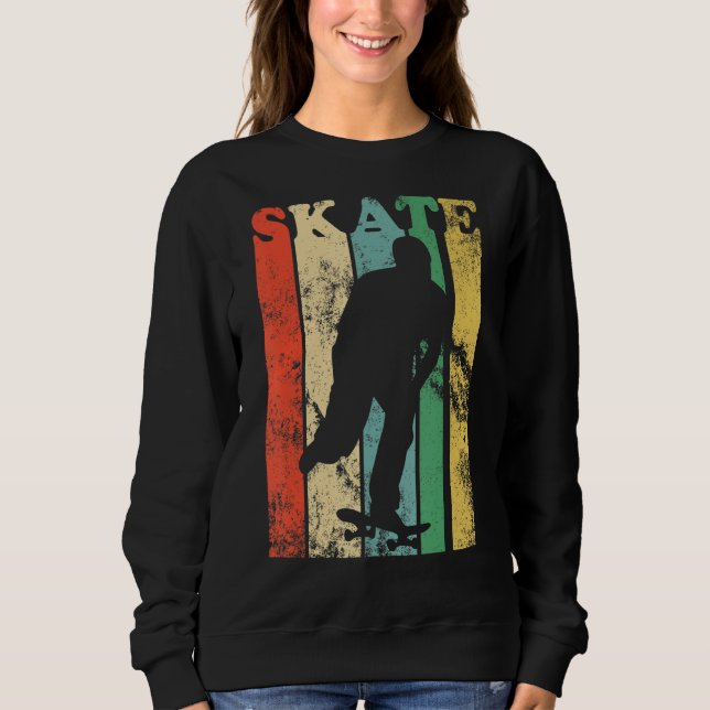 Sudadera Skateboarder Retro Vintage Skateboard Ska (Anverso)