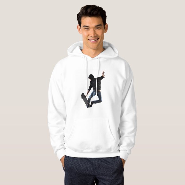 Sudadera Skateboarder sobre la marcha (Anverso completo)