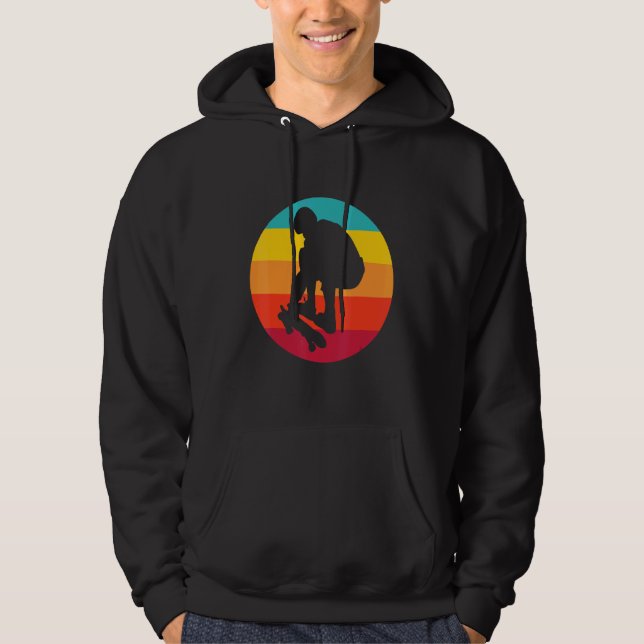 Sudadera Skateboarder Sunset (Anverso)