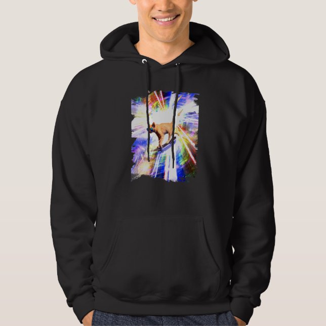 Sudadera Skateboarding Cat Kitten Skateboard Trippy Skatebo (Anverso)