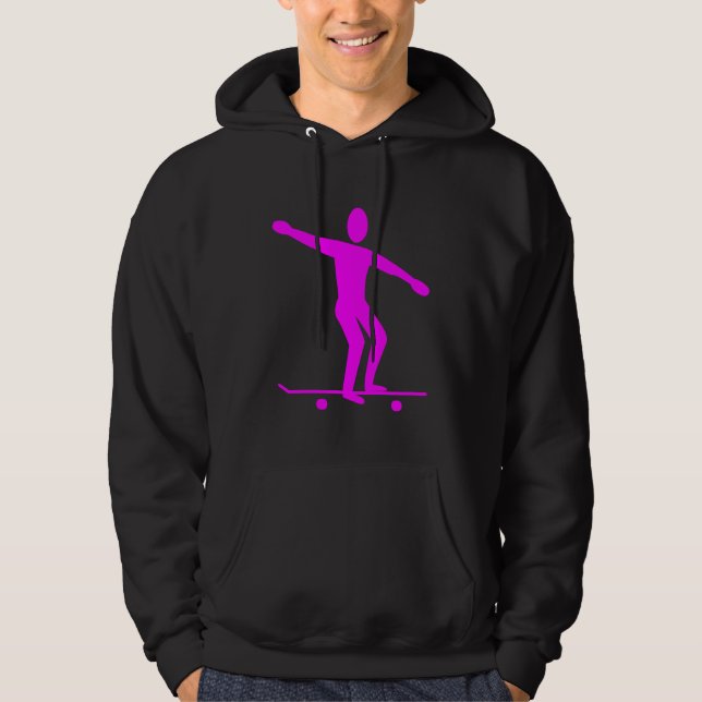 Sudadera Skateboarding - Magenta (Anverso)