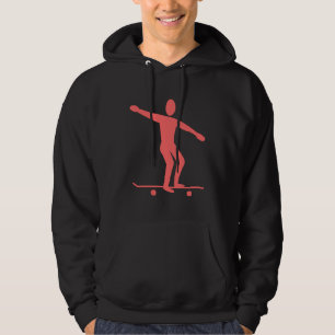 Sudadera Skateboarding - Rosa tropical