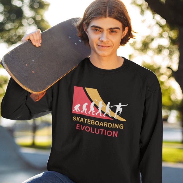 Sudadera Skateboarding Skateboarder Evolution Sweatshirt (Skateboarding Evolution Sweatshirt Men Women)