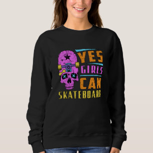 Sudadera Skater Chica Skateboard Skate Sk8 Gift Idea
