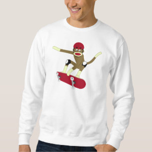 Sudadera Skater del mono del calcetín