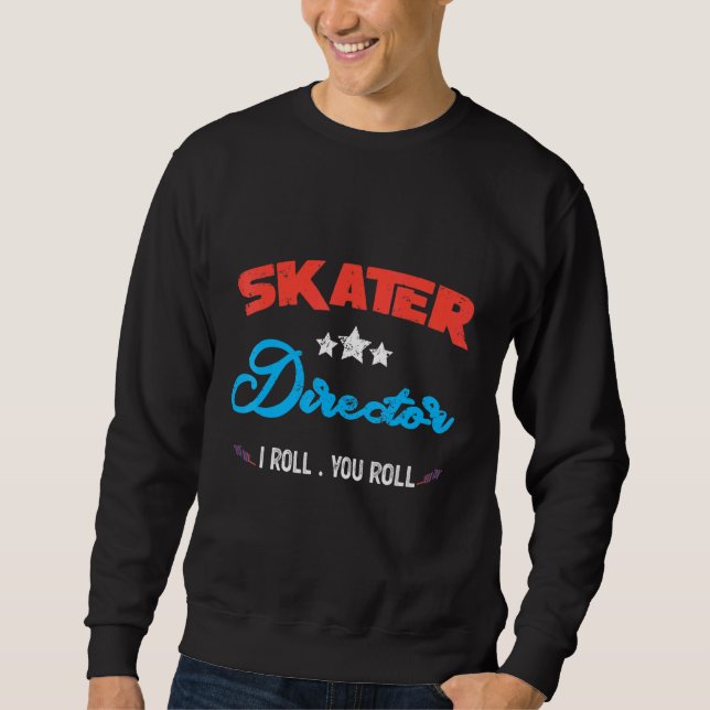 Sudadera Skater Fireworks Director te rollo el 4º rollo de  (Anverso)