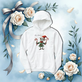 Sudadera Skeleton Christmas Elf – Creepy Cute Dark Holiday 