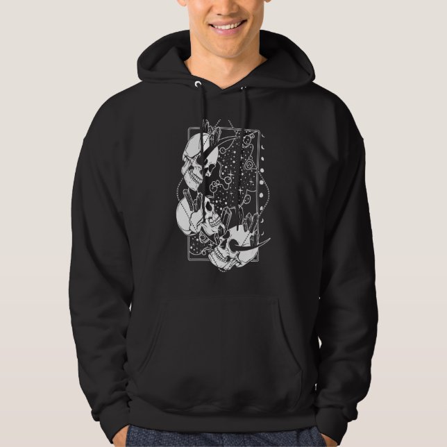 Sudadera Skeleton Crystal Skeleton Love Skull Bones Horror (Anverso)
