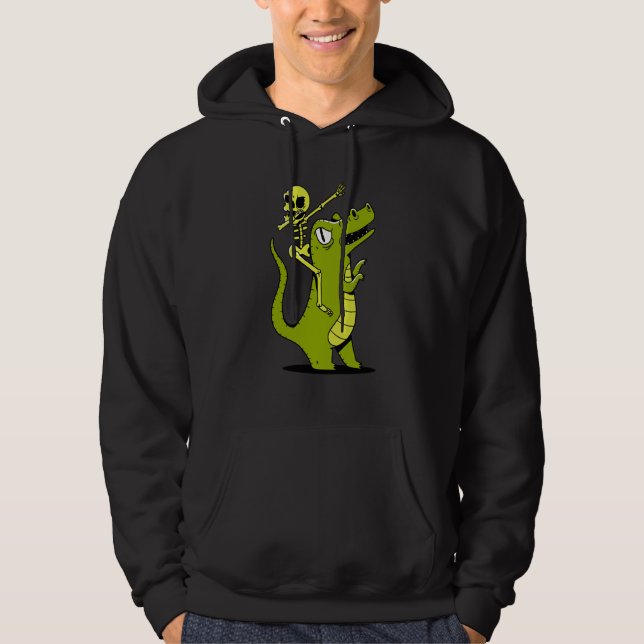 Sudadera skeleton dab dabbing rex (Anverso)