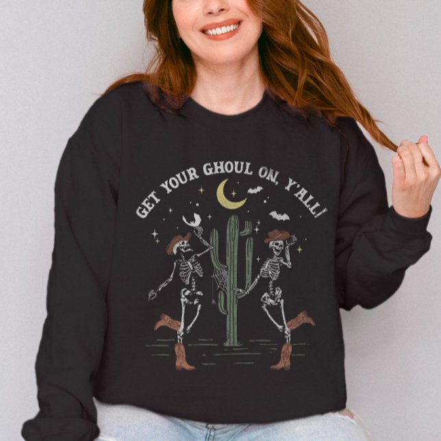 Sudadera Skeleton de baile de arranque Scooting Western Hal (Subido por el creador)