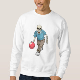Sudadera Skeleton en el Bowling con bolas