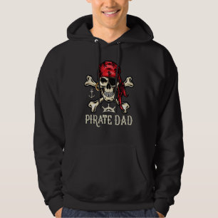 Sudadera Skeleton estilo retro masculino pirata papá padre