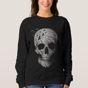 Sudadera Skeleton Gráfica Gótica Horror Skull Halloween Tha