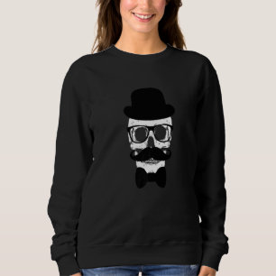 Sudadera Skeleton Head Skull Con Gafas Gorras Falsas De Mus