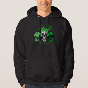 Sudadera Skeleton Patrick's Day Green Day Skull Shamr irlan