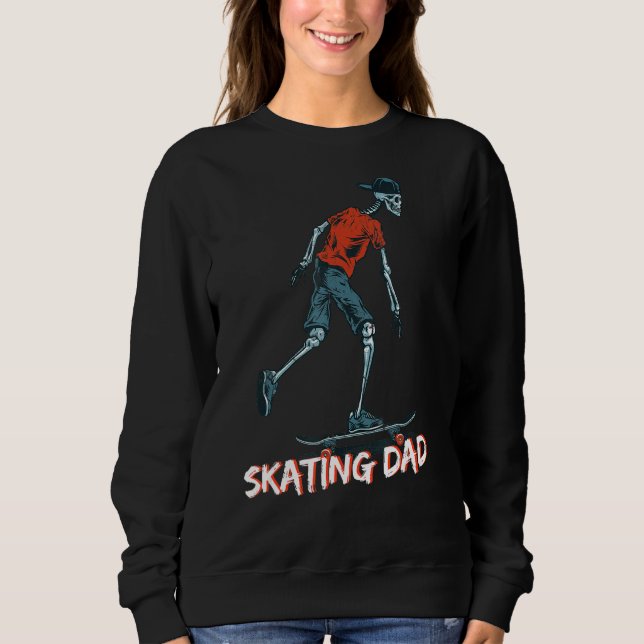 Sudadera Skeleton Skateboard Skateboarder Roller Ska (Anverso)