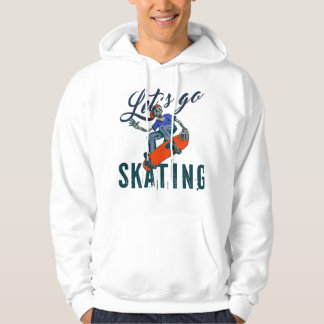 Sudadera Skeleton Skateboarding T-Shirt | Skate Street Art 
