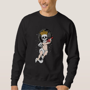 Sudadera Skeleton Skull Angel Baby Sad Estética Edgy Stree